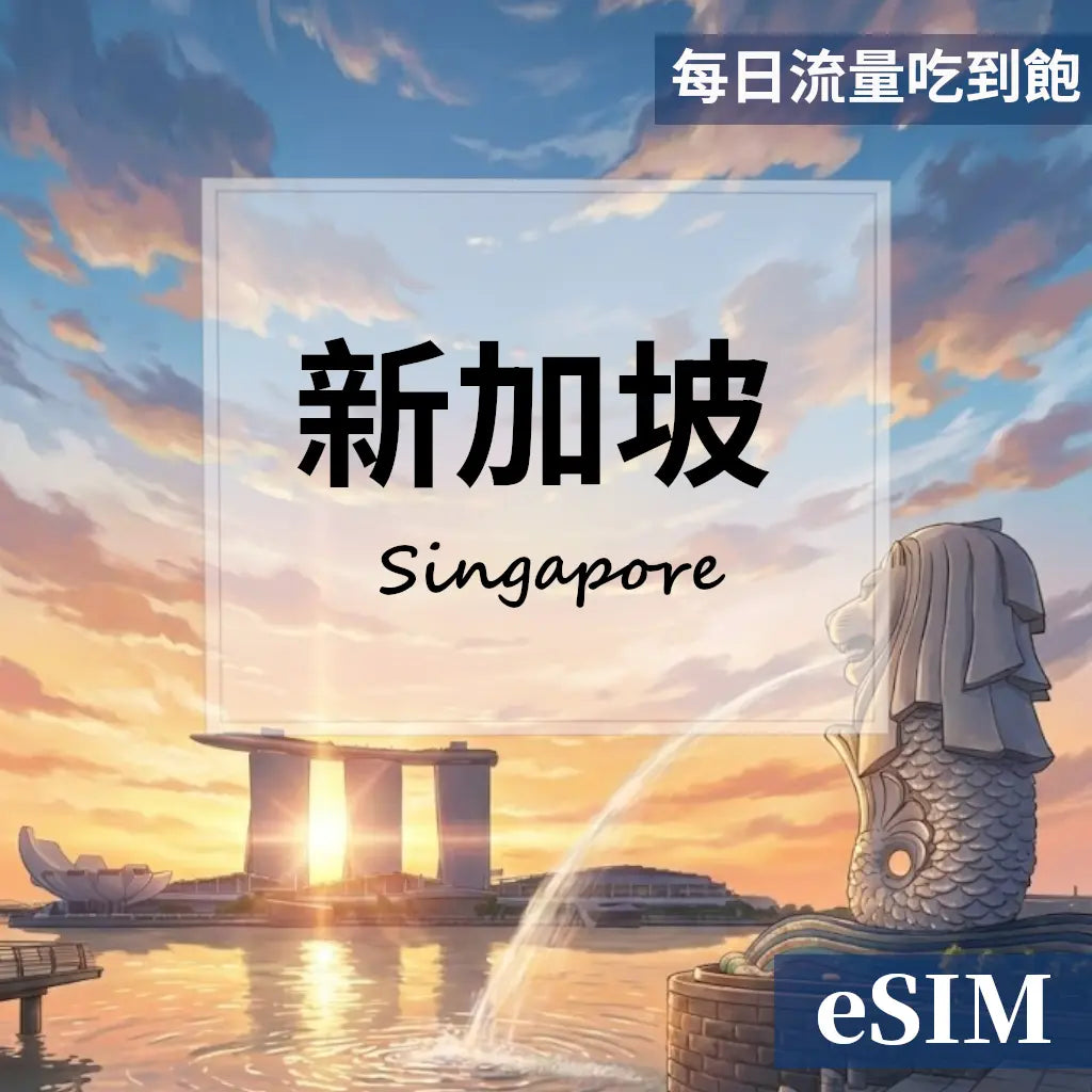 【eSIM】新加坡-每日流量吃到飽 OUtrip